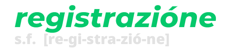 registrazione