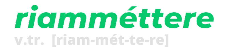 riammettere