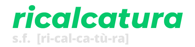 ricalcatura