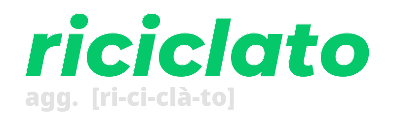 riciclato