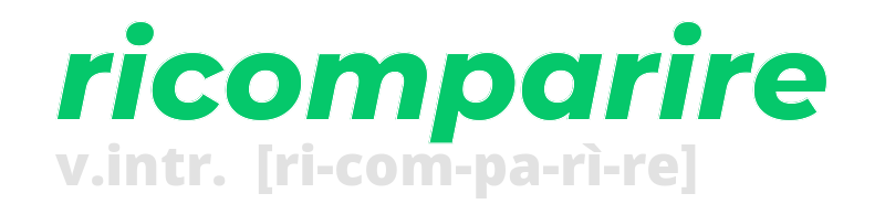 ricomparire