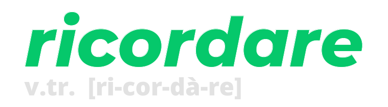 ricordare