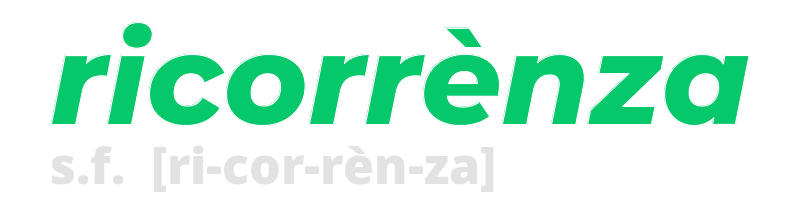 ricorrenza