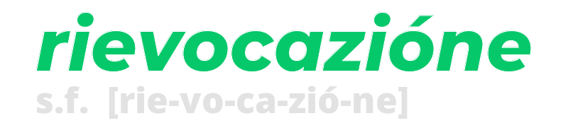 rievocazione