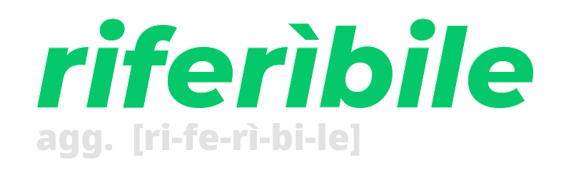 riferibile