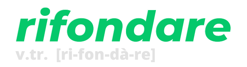 rifondare