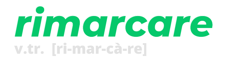 rimarcare