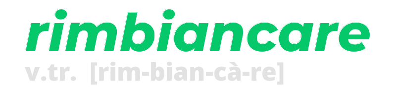 rimbiancare