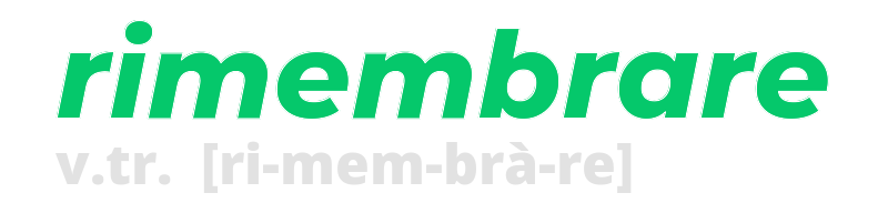 rimembrare