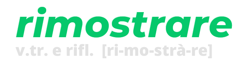 rimostrare