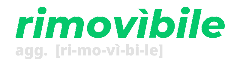 rimovibile