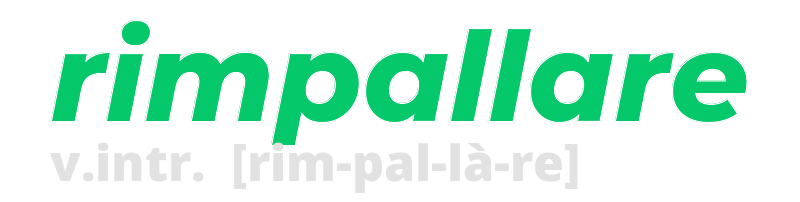 rimpallare