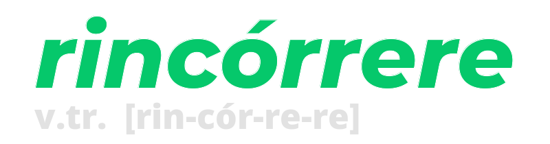 rincorrere