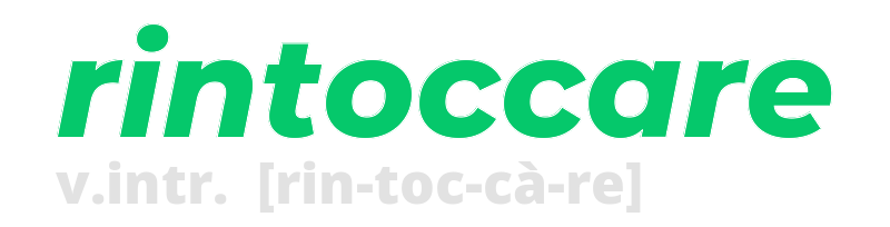 rintoccare