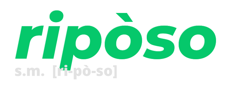 riposo