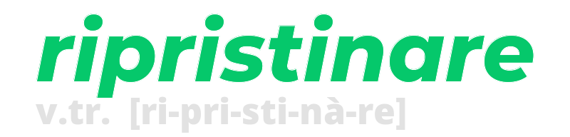 ripristinare