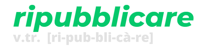 ripubblicare