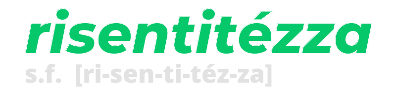 risentitezza