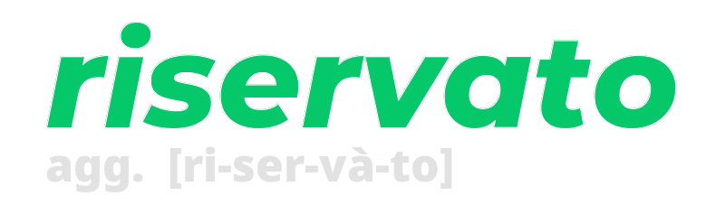 riservato