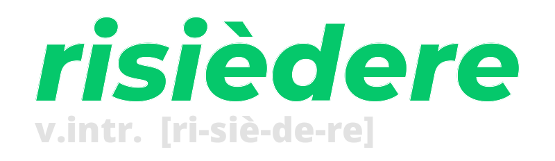 risiedere