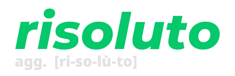 risoluto