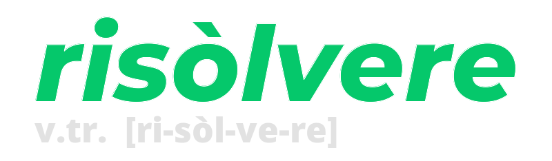 risolvere