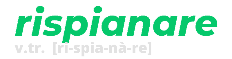 rispianare