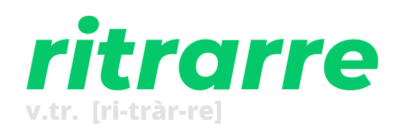 ritrarre