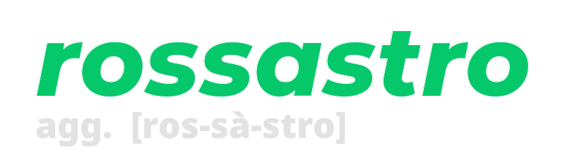 rossastro