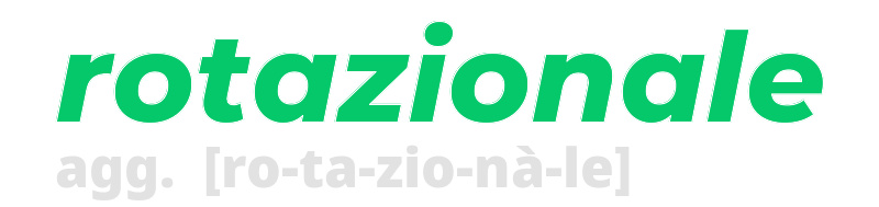 rotazionale