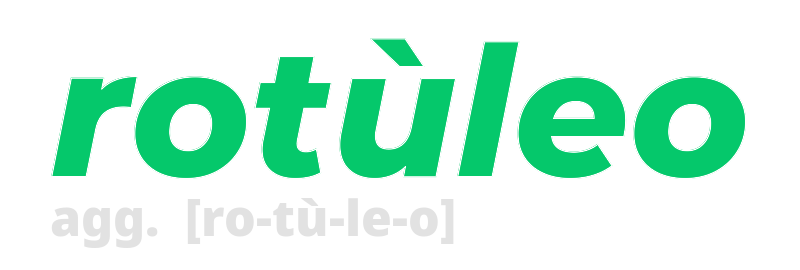 rotuleo