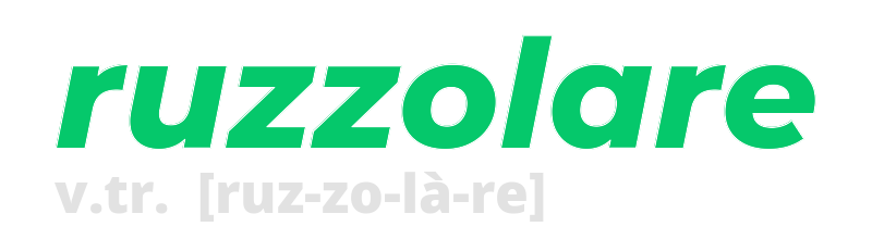 ruzzolare