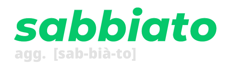 sabbiato