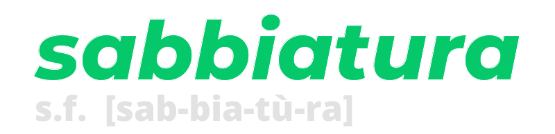 sabbiatura