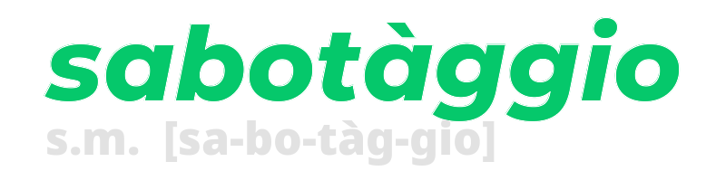 sabotaggio