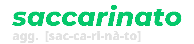 saccarinato