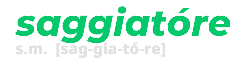 saggiatore