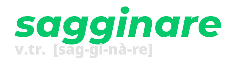 sagginare