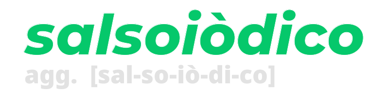 salsoiodico