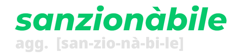 sanzionabile