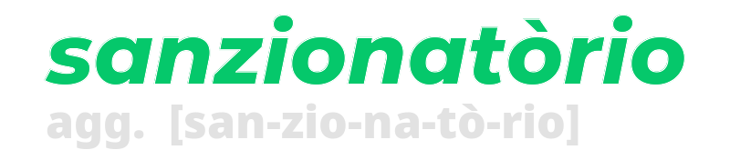 sanzionatorio