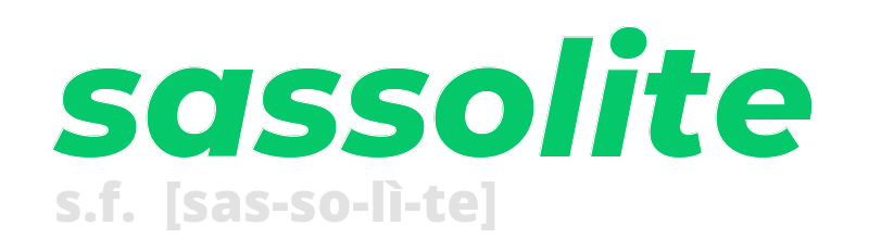 sassolite