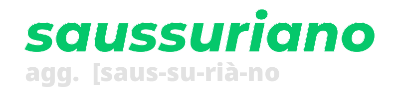 saussuriano