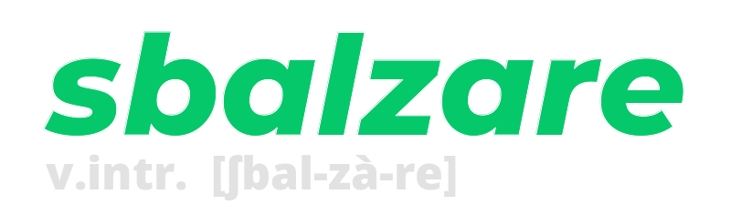 sbalzare