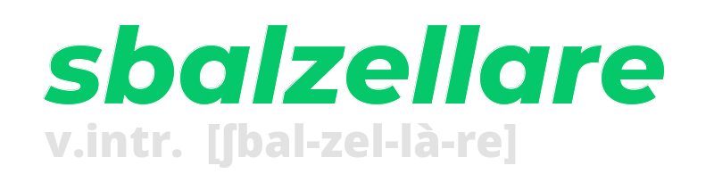 sbalzellare