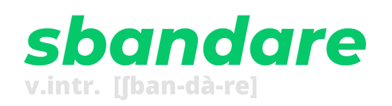 sbandare