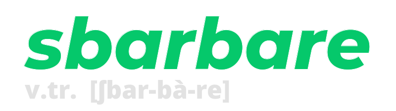 sbarbare