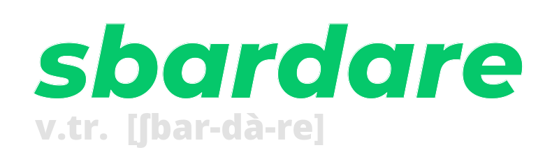 sbardare