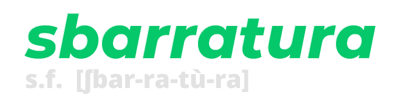 sbarratura