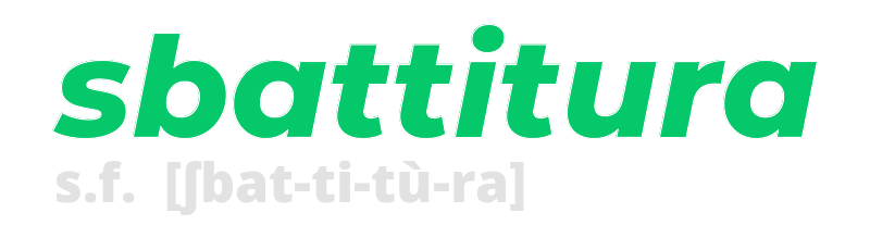 sbattitura